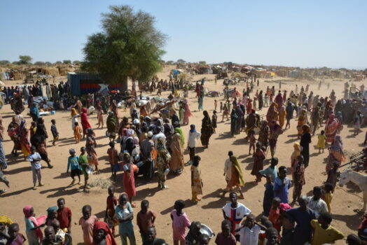 Obrazy wysiedleń w okolicy Tawili. Sudan, kwiecień 2025.